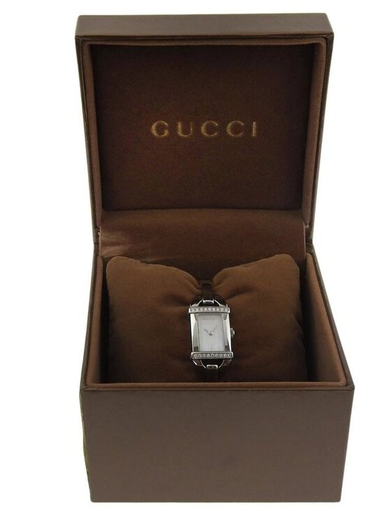 GUCCI Watches 6800L White shellDial Stainless Steel/diamond Quartz Analog ... main image 10
